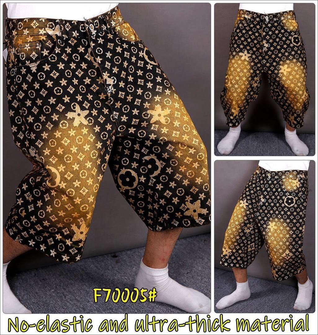 Shorts en jean imprimés originaux