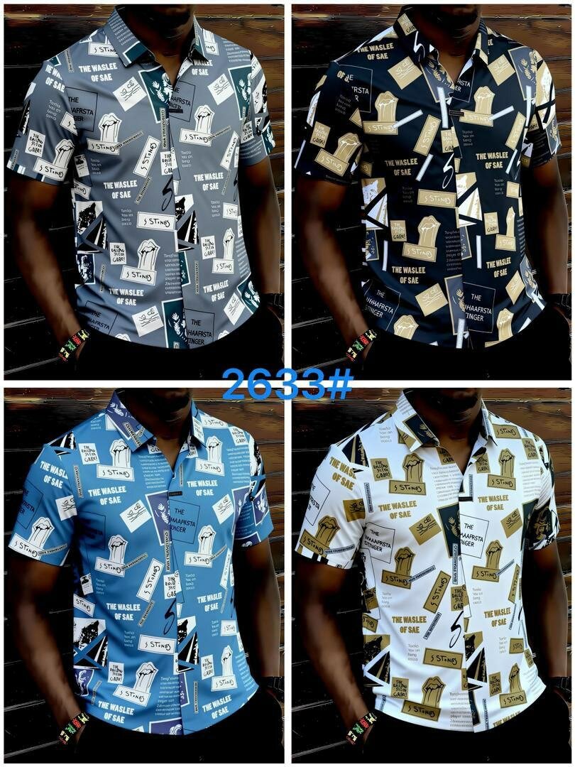 Polo élégant à motifs géométriques