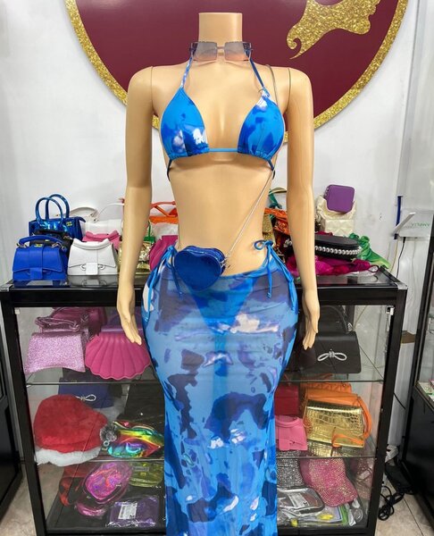 Blue swimming suit