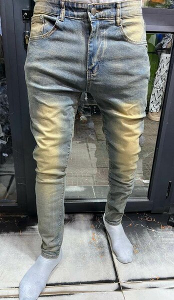 Jean slim délavé homme