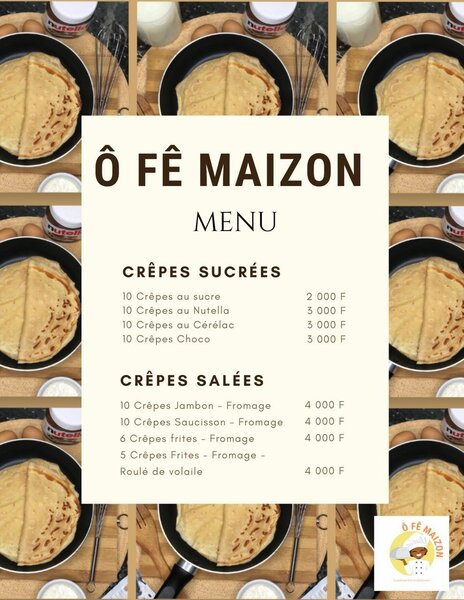 Les crêpes Ô fê maizon