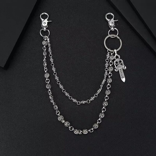 Pant-chaîne chrome Heart