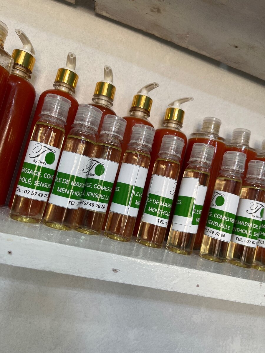 Huile de massage sensuel