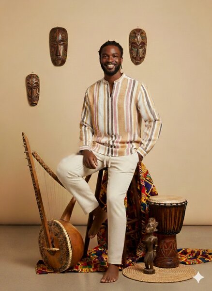 Chemise homme col mao