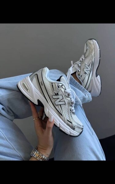 Stylish Silver Sneakers