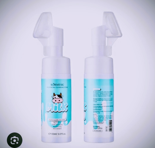 Mousse Nettoyante Visage au Lait