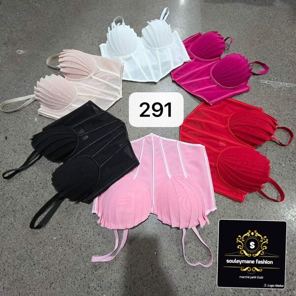 Corset bustier coloré pour femmes