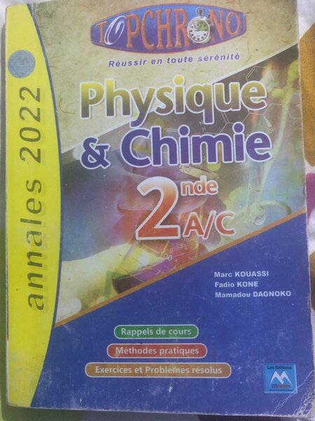 Livre Physique Chimie 2nde
