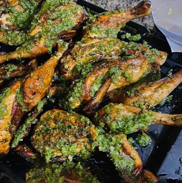 Poulet Grillé Épicé et Riz