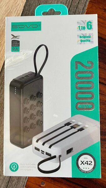 Power Bank 20000mAh Ultra-Fin