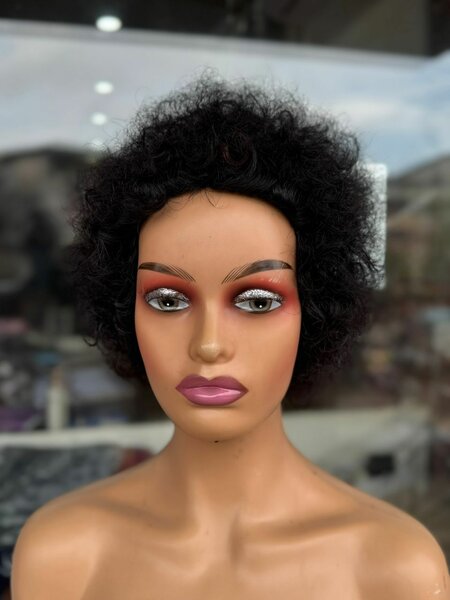 Perruque afro noire