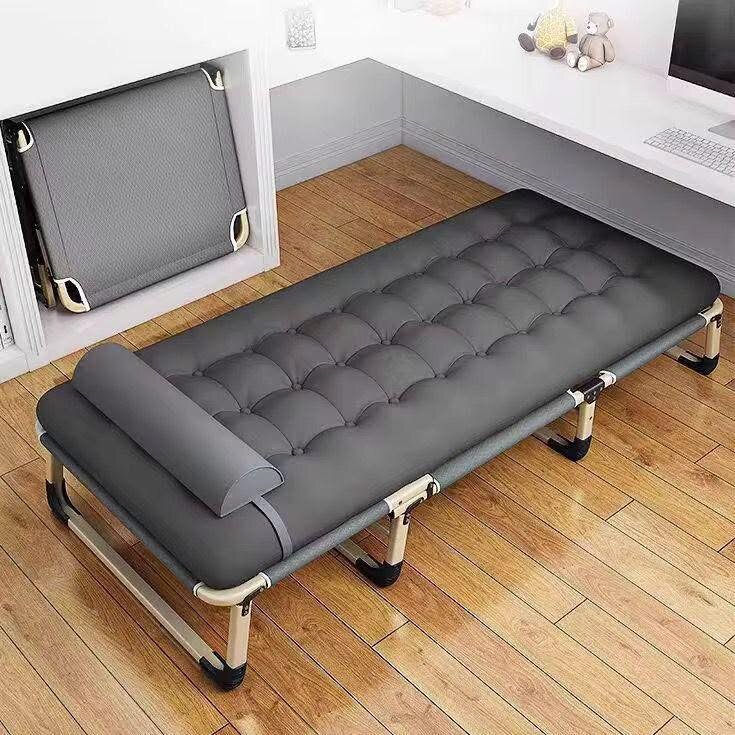 Lit pliant confortable noir