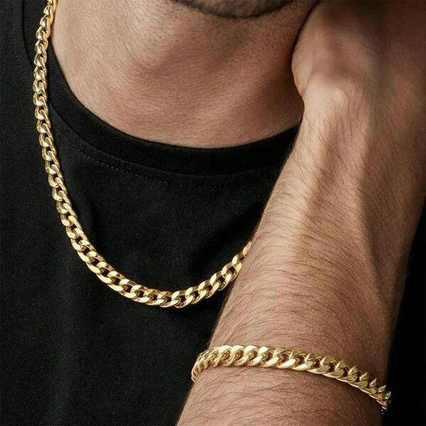 Chaîne élégante en acier inoxydable