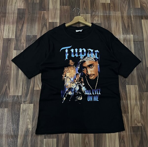 T-shirt  Tupac noir