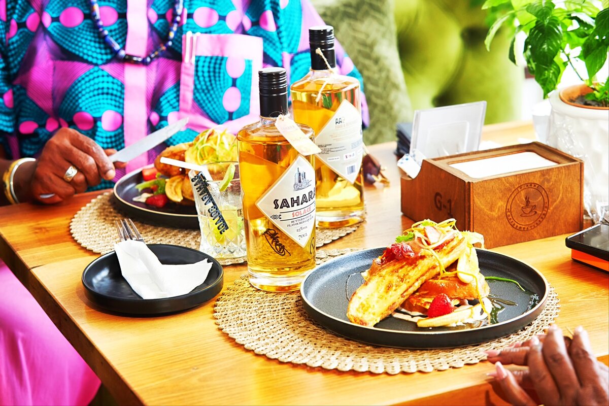 Signed Sahara Solace Butterscotch Liqueur by Bradley Barley