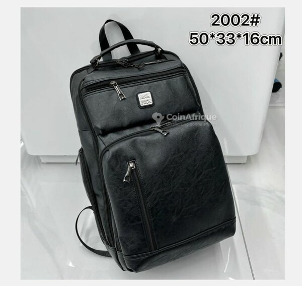 Sac à dos en cuir pour ordinateur portable