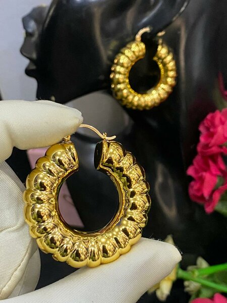 Gold Hoop Earrings
