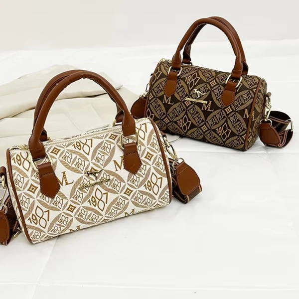 Sac à main cylindrique élégant