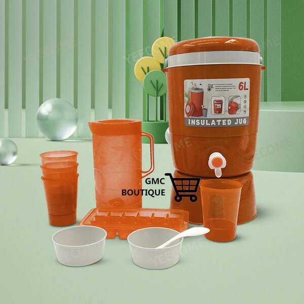 Ensemble carafe et verre +gobelet