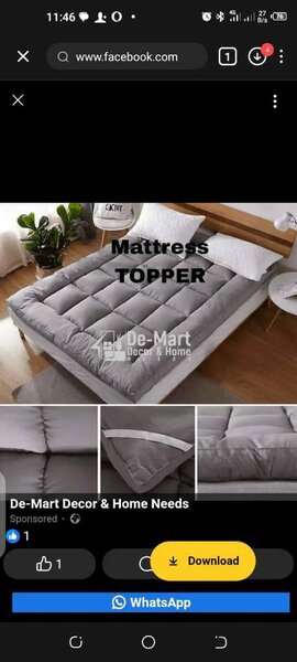 COMFY MATTRESS TOPPER
