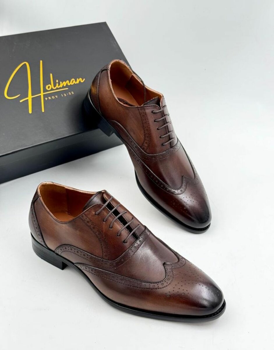 Solid Leather Executive Shoes