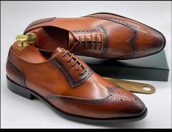 Chaussures Oxford en cuir