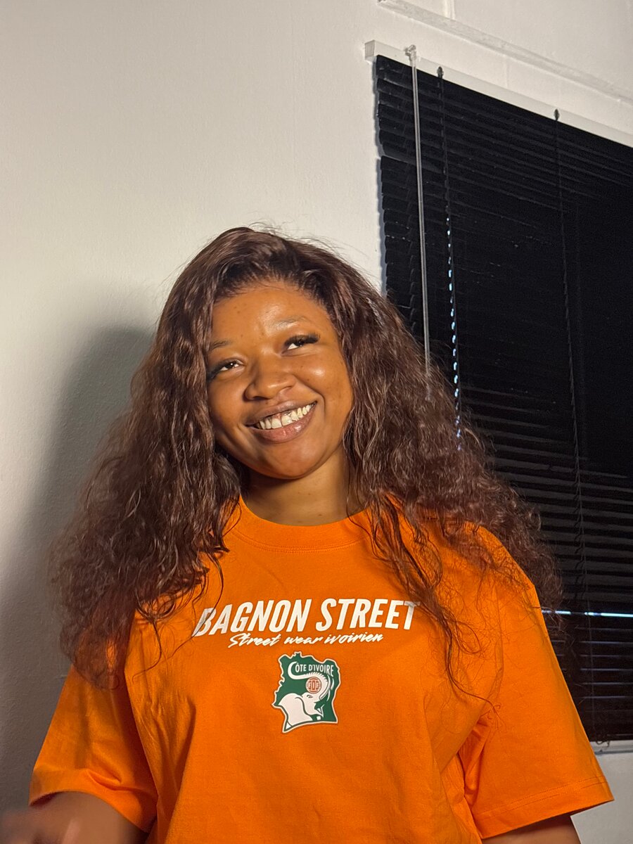 T-shirt Bagnon Street Orange