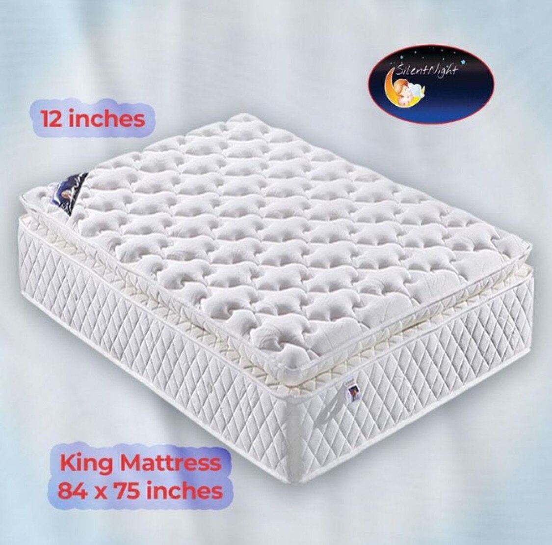 12 inches - 84 x 75 Silent Nig