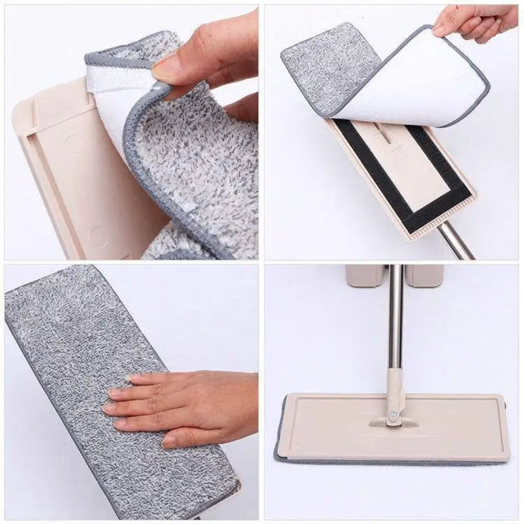 Balai Plat avec Seau Essoreur