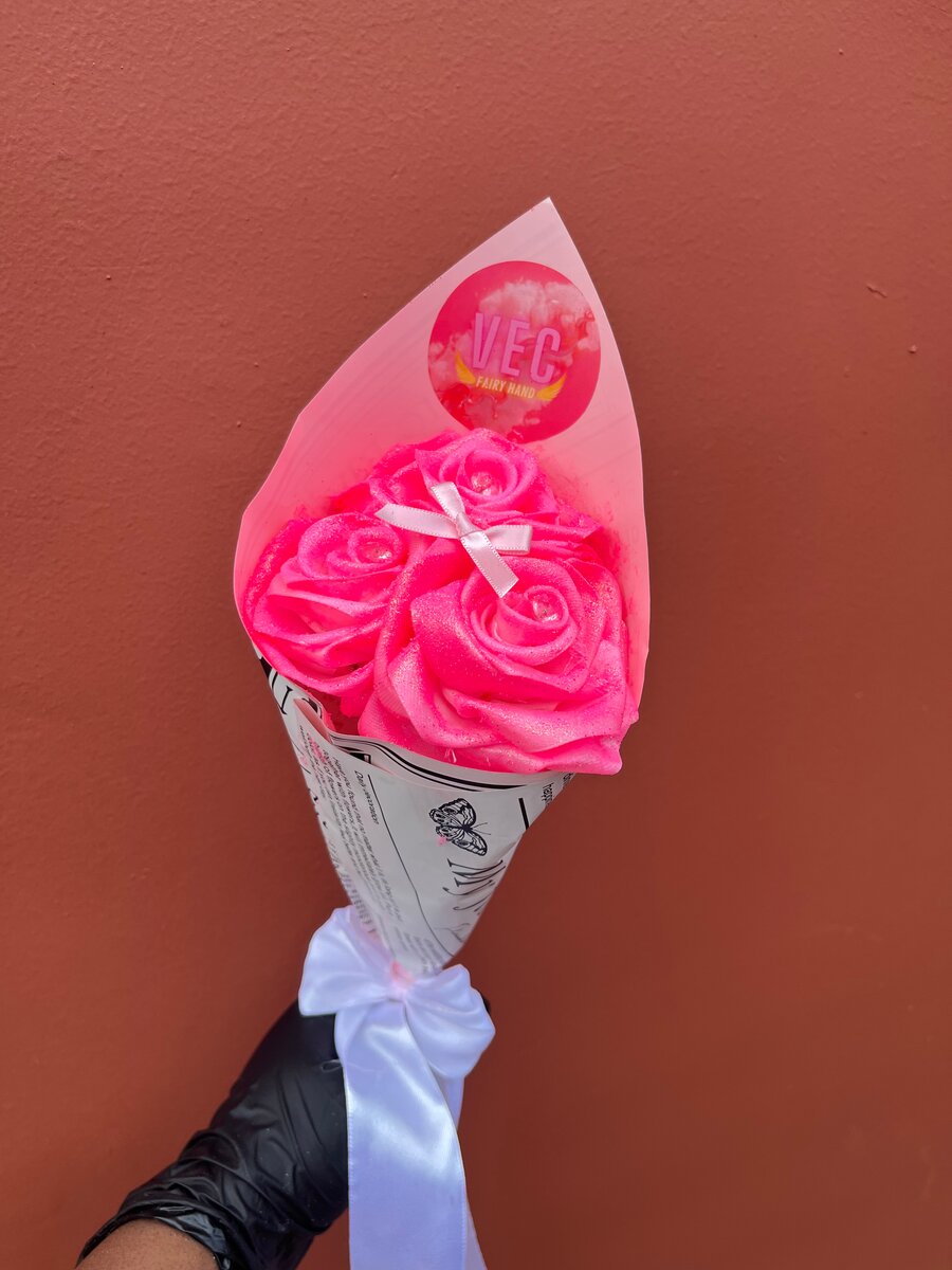 Bouquet de roses éternelles