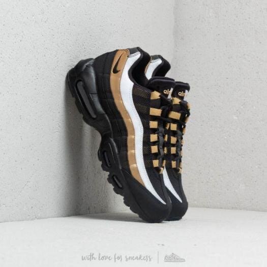 Baskets Air Max 95 Noires et Dorées