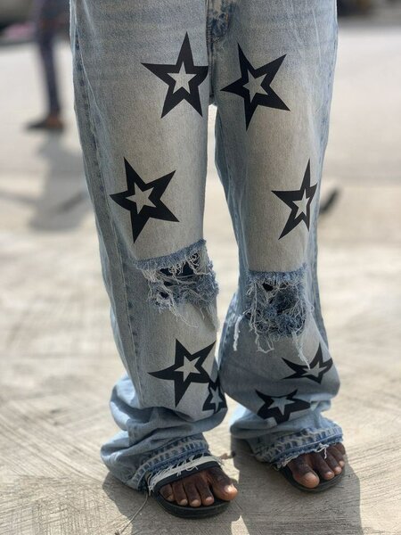 Jeans décontractés style urbain