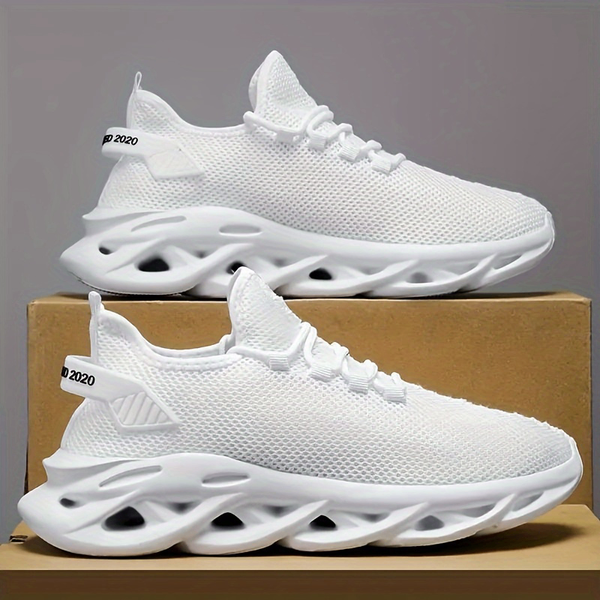 Men's White Blade Sneakers Slip-on