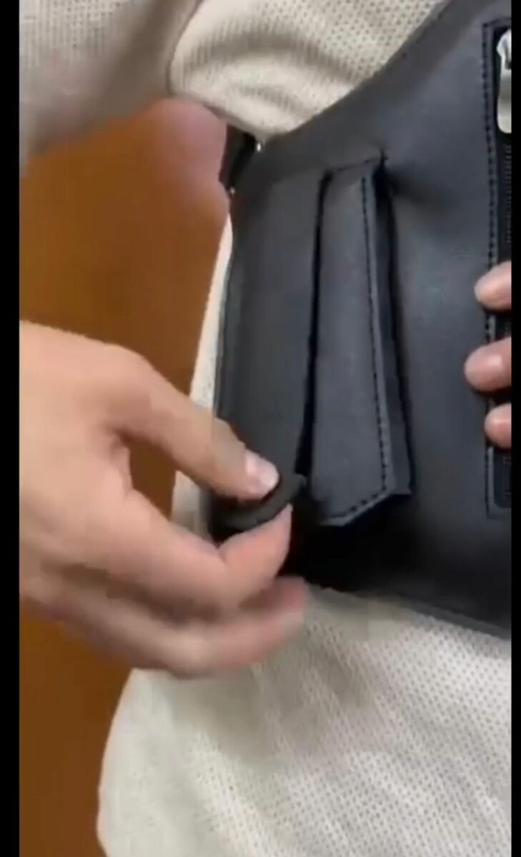 Sac Antivol double bandoulière