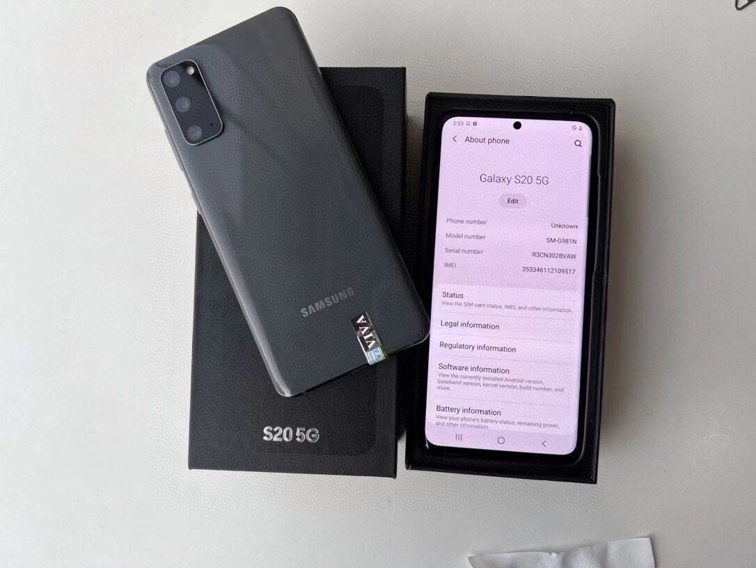 Open Box Samsung S20 5G