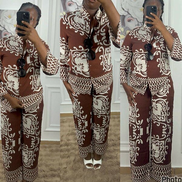 Ensemble Femme Motifs Élégants