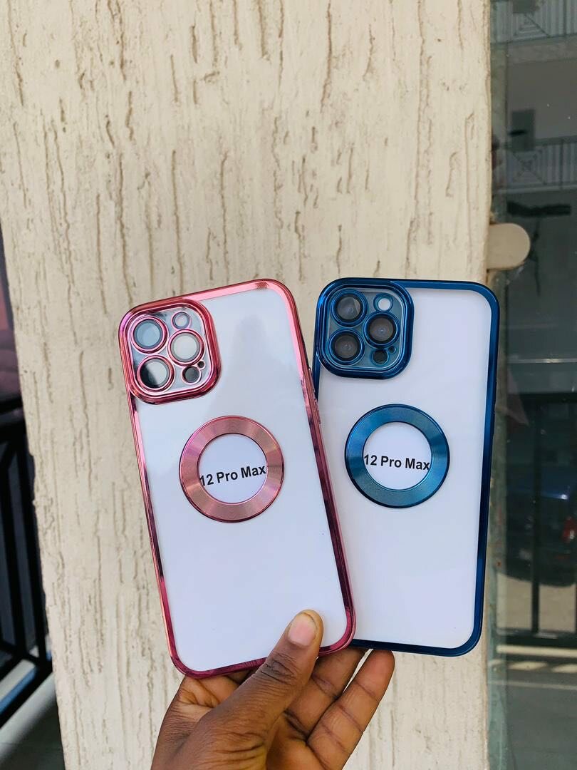 Electroplated hole Case for iPhones.