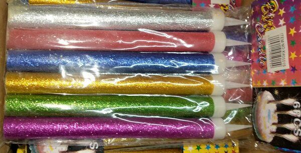 Bougie de 30 cm lot de 6