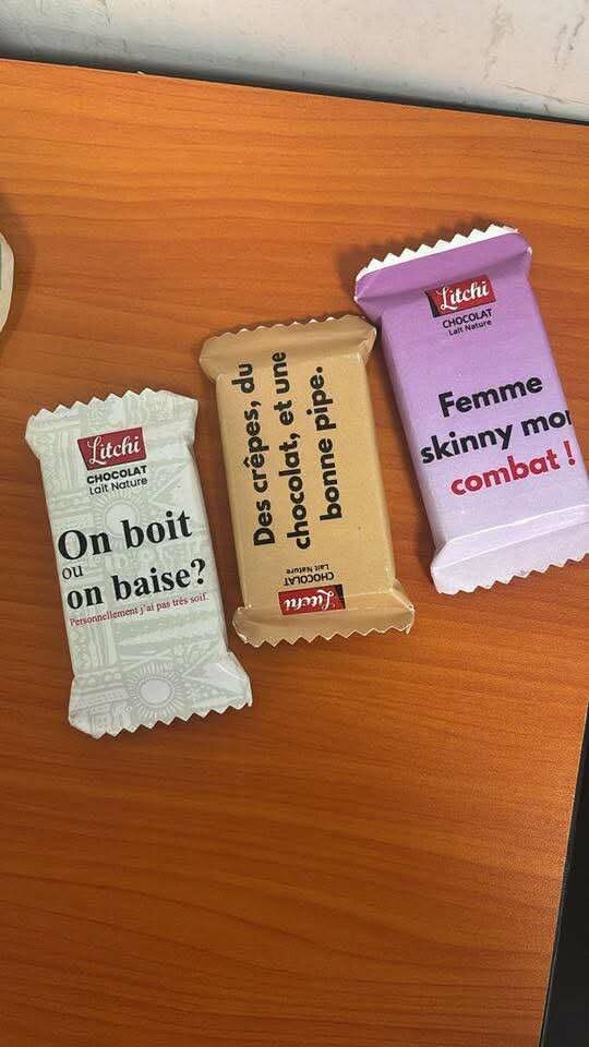 Litchi Chocolat Humoristique