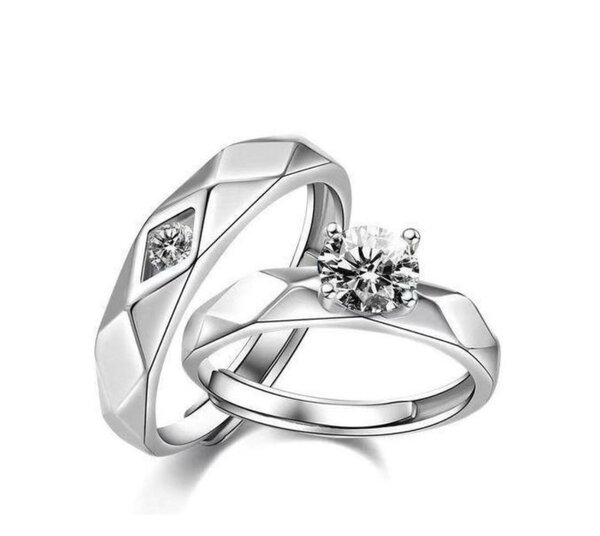 Bague de fiançailles diamant élégante