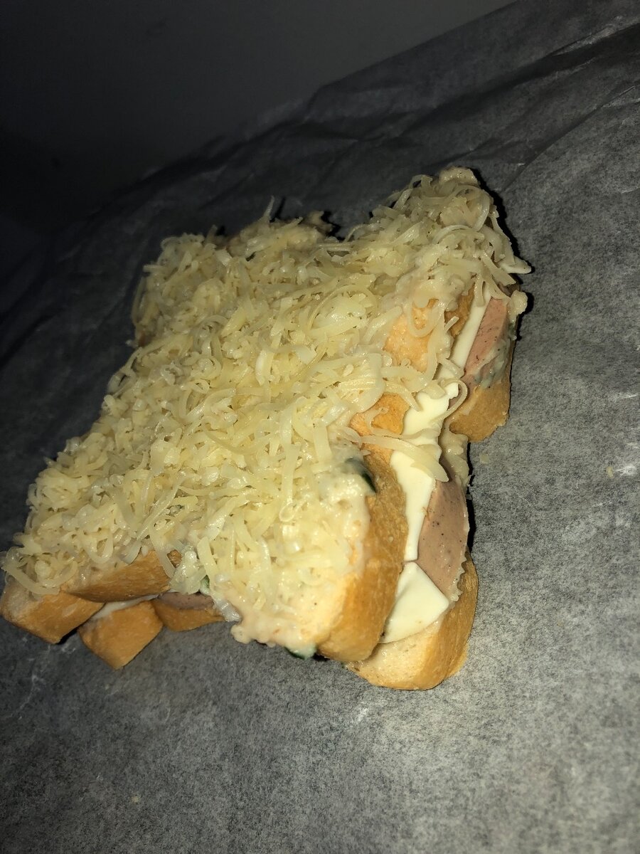 Croque-monsieur au saucisson