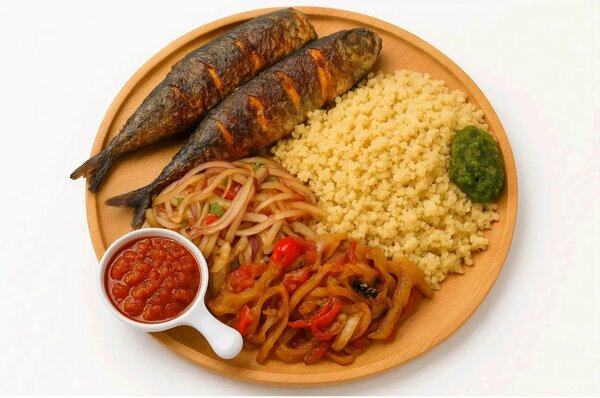 Attiéké poisson fumé(APF)