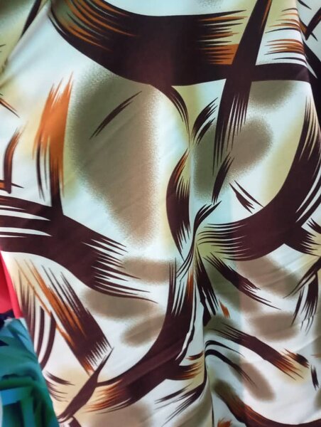 Tissu imprimé abstrait