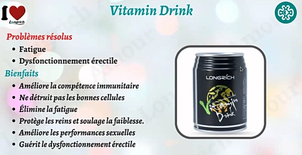 Boisson Vitaminée Longrich