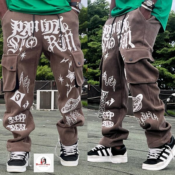Pantalon cargo street art