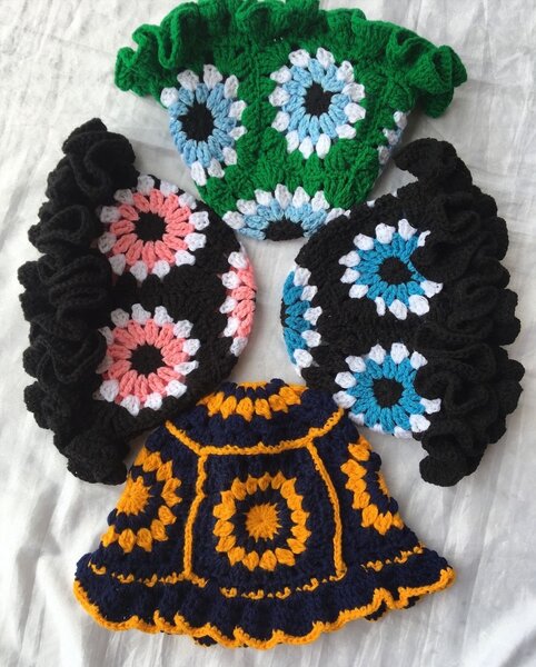 Chapeau bonnet crochet unique