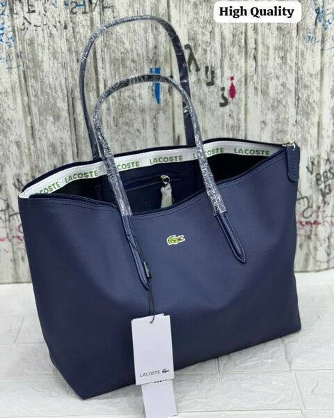 Sac cabas en cuir Lacoste