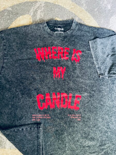 T-shirt  "Where Is My Candle"