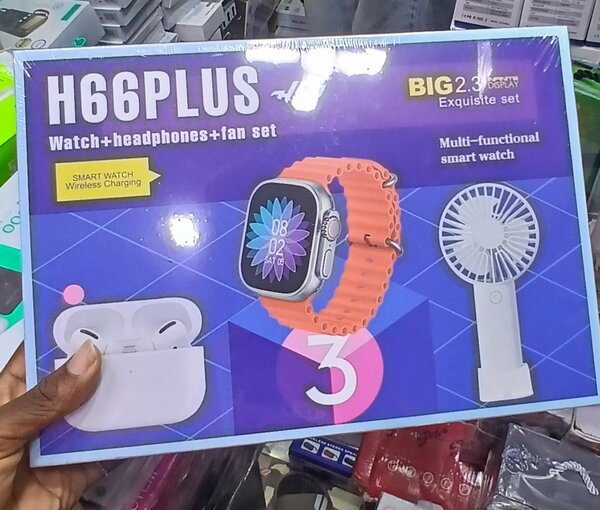 Ensemble H66Plus Montre et Écouteurs