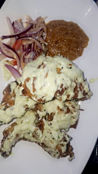 Poulet sauce fromage fondu